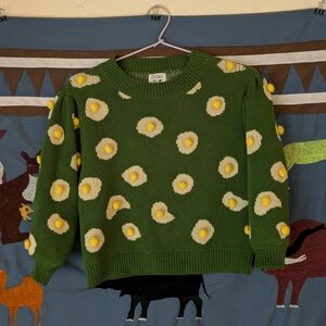 Fashion Brand Company Egg Sweater size M/L Cropped
